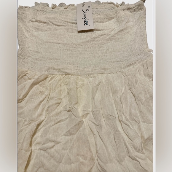 NWT R.Vivimos Women's Summer Boho Casual Tube Playsuits Short Jumpsuit. No belt. - Picture 5 of 5